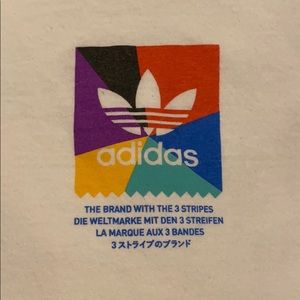 ADIDAS White Long Sleeve Tee